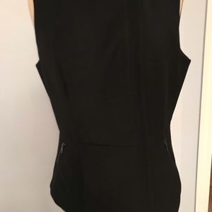 Fitted peplum vest/top